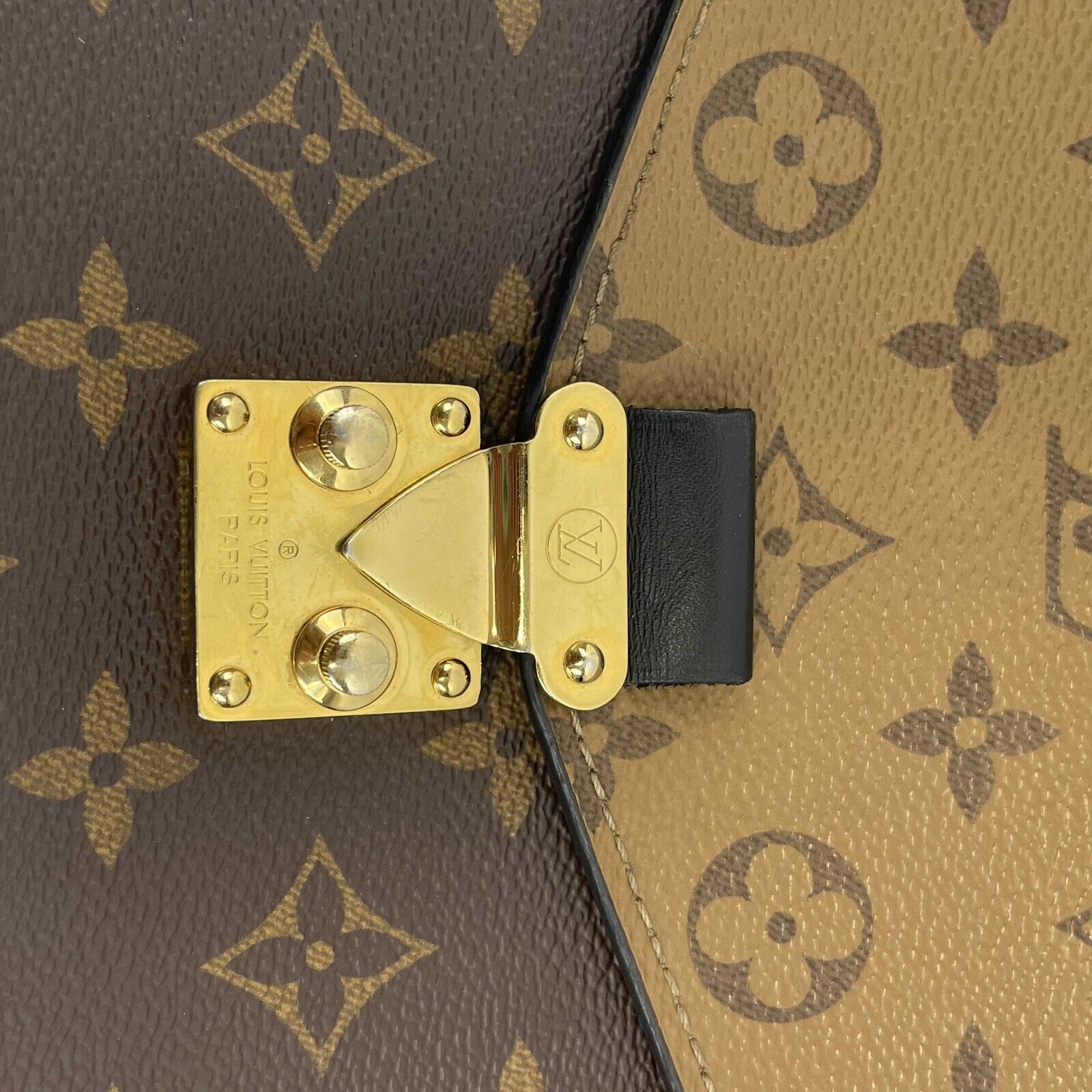 Louis Vuitton Monogram Reverse Pochette Metis Crossbody Bag 2019 Brown - Luxury Designer Handbag for Women, Perfect for Work, Travel & Everyday Use