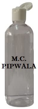 M.C. PIPWALA 200ml Empty Square Clear Plastic Bottles - 6 Pack Leak Proof Travel Cosmetic Containers for Lotion, Shampoo, Essential Oils & DIY Skincare