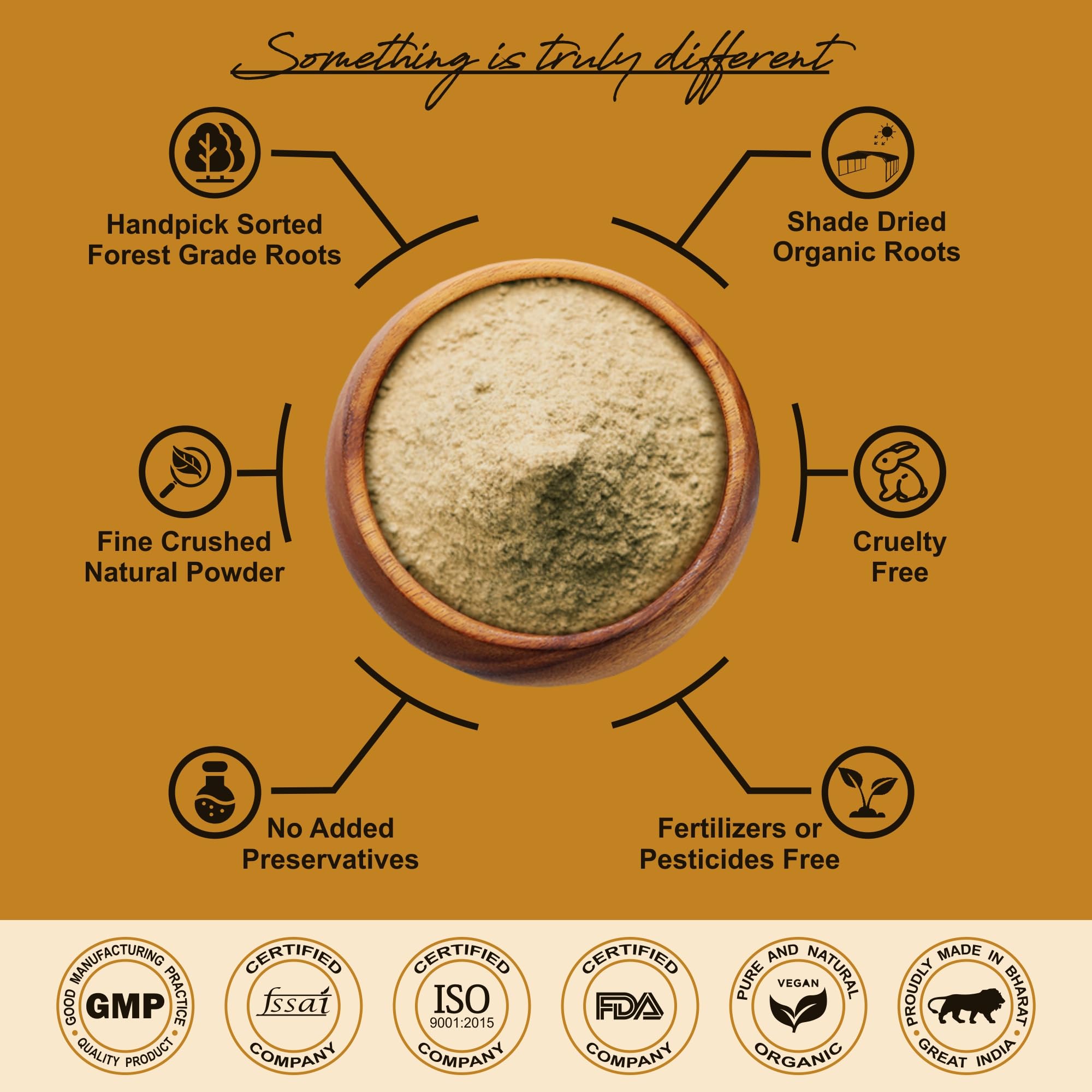 IYUSH Ayurvedic Mulethi Powder (Licorice Root Powder) 400g - Natural Skin Whitening, Brightening & Glowing Face Treatment | Organic Herbal Supplement for Healthy Skin & Digestion | Perfect for DIY Face Masks, Smoothies & Herbal Teas