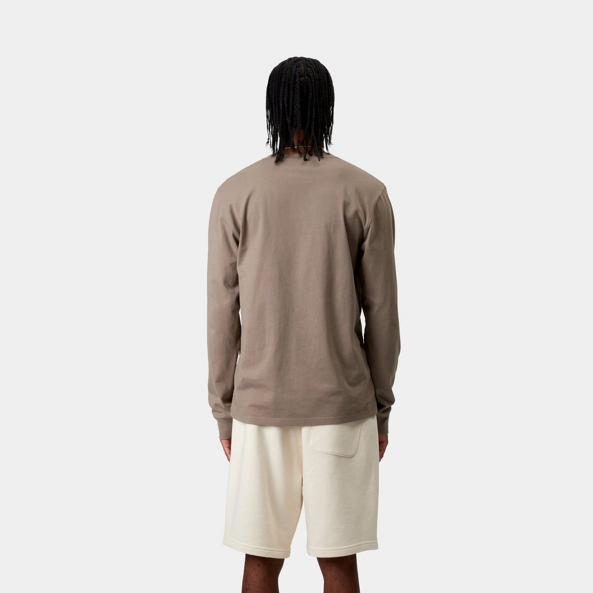 Men's Long Sleeve Pocket T-Shirt - Comfortable Casual Crew Neck Tee for Everyday Wear | Perfect for Work, Outdoor Activities & Layering