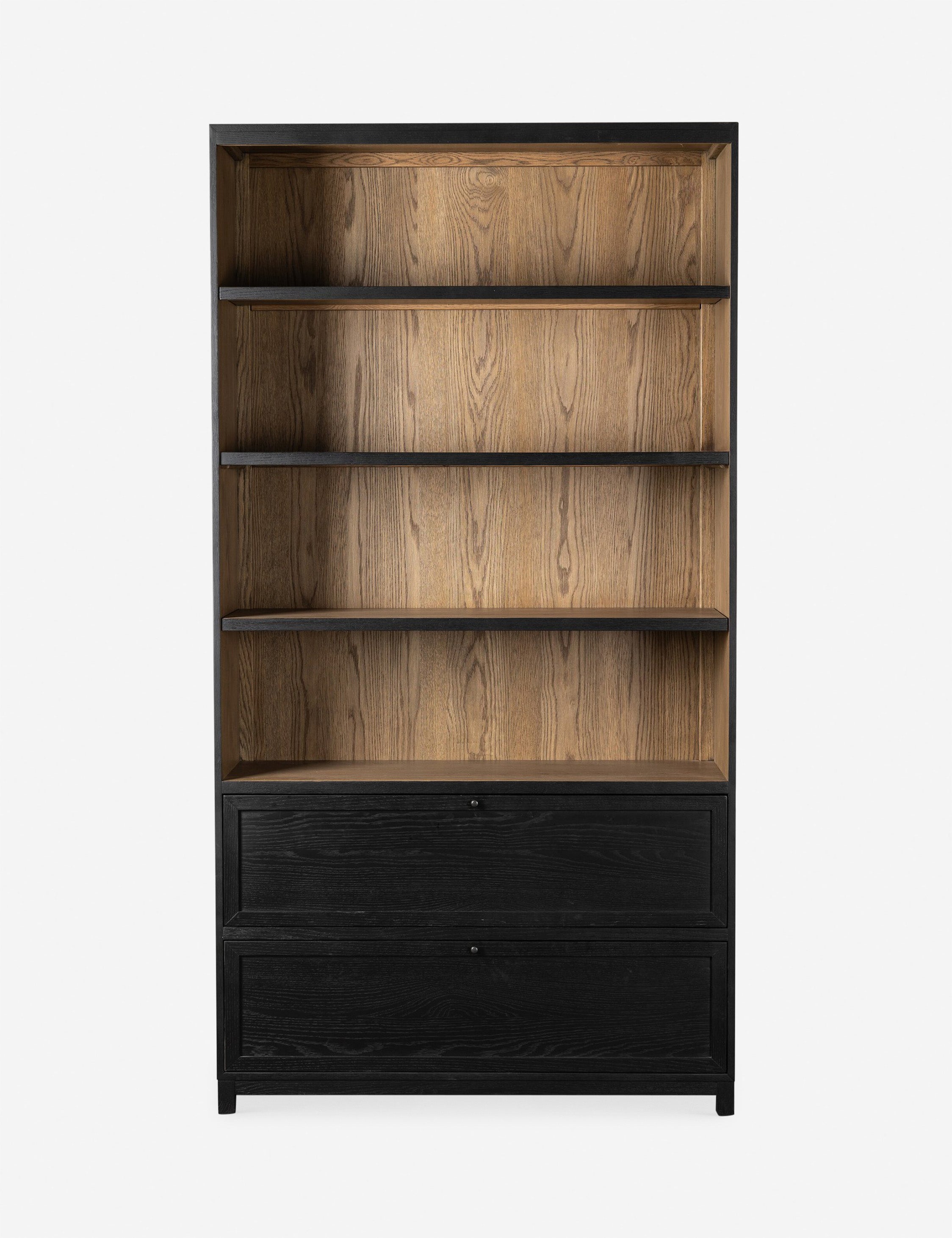 Carly Bookcase - Modern Wooden Bookshelf for Home & Office - Stylish Storage Solution for Books, Decor & Essentials | Perfect for Living Room, Bedroom & Study