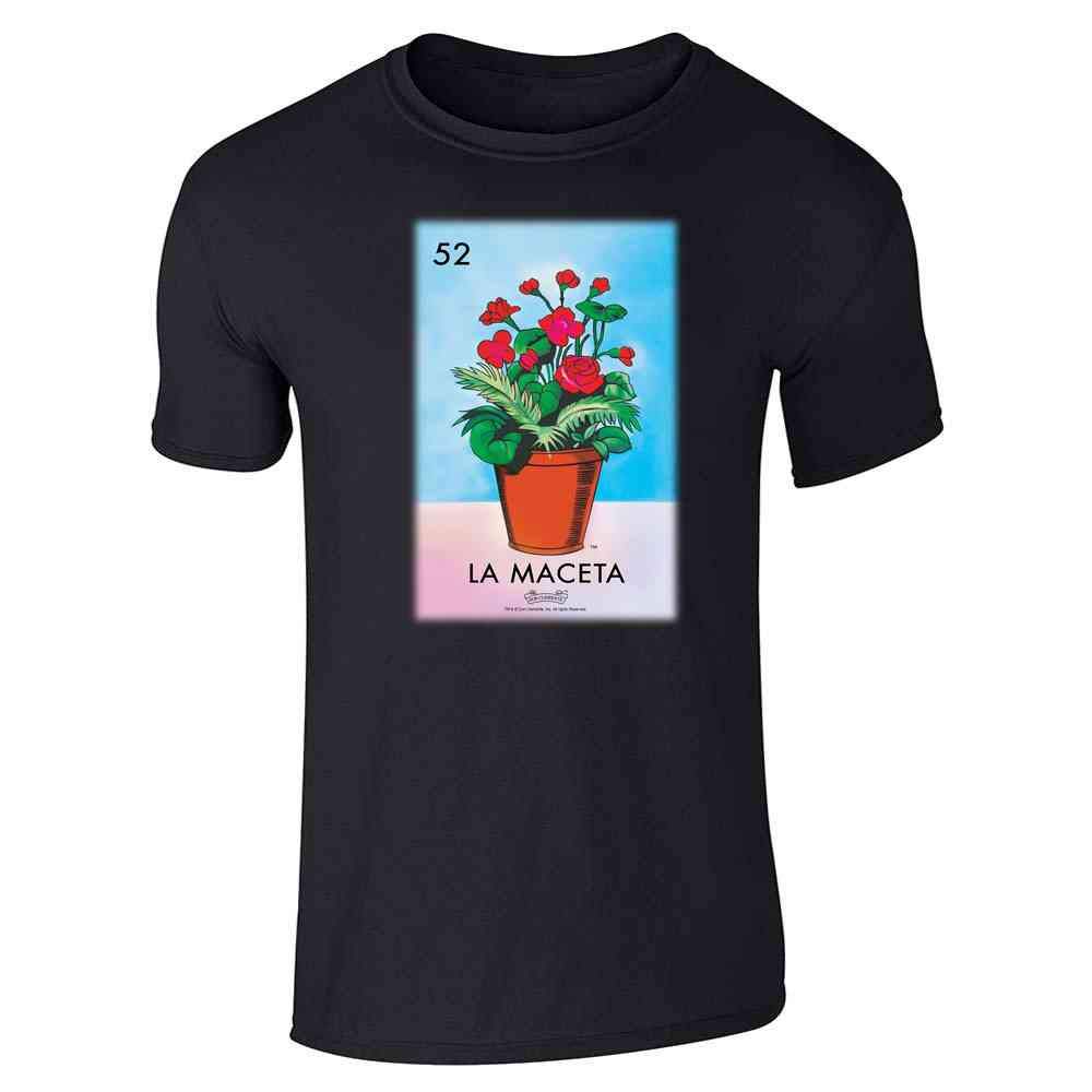 Mexican Graphic T-Shirt for Men - La Maceta Flower Pot Design Casual Latino Tee | Perfect for Cinco de Mayo, Hispanic Heritage Month & Everyday Wear
