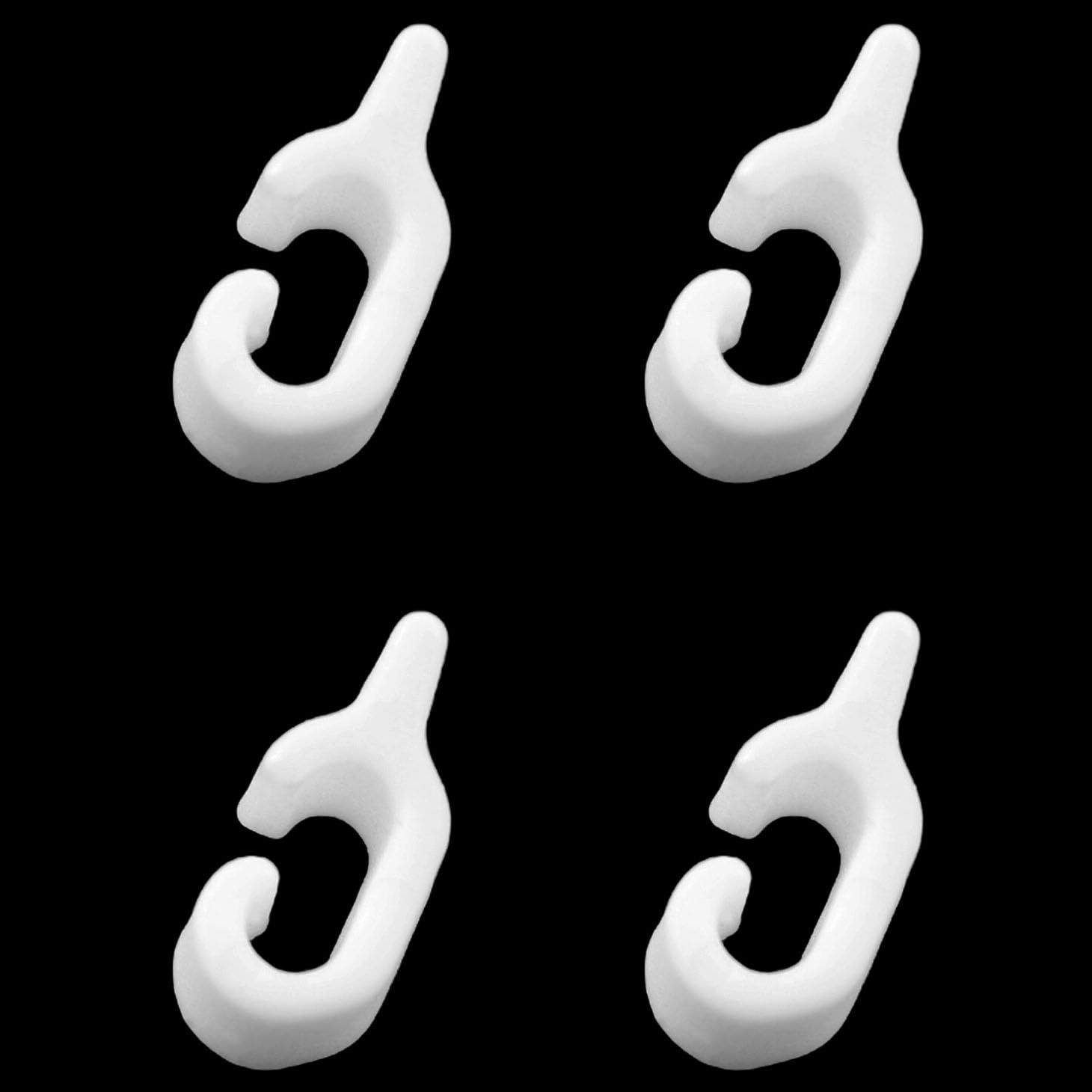 TAODAN 50PCS Heavy Duty Plastic Cabinet Buckles - DIY Storage Clips for Pet Playpen, Cage Door Locks (Fits 3-5mm Grid Panels) - Ideal for Chicken Coops, Rabbit Hutches & Hamster Cages - White | Secure Animal Enclosures & Storage Solutions