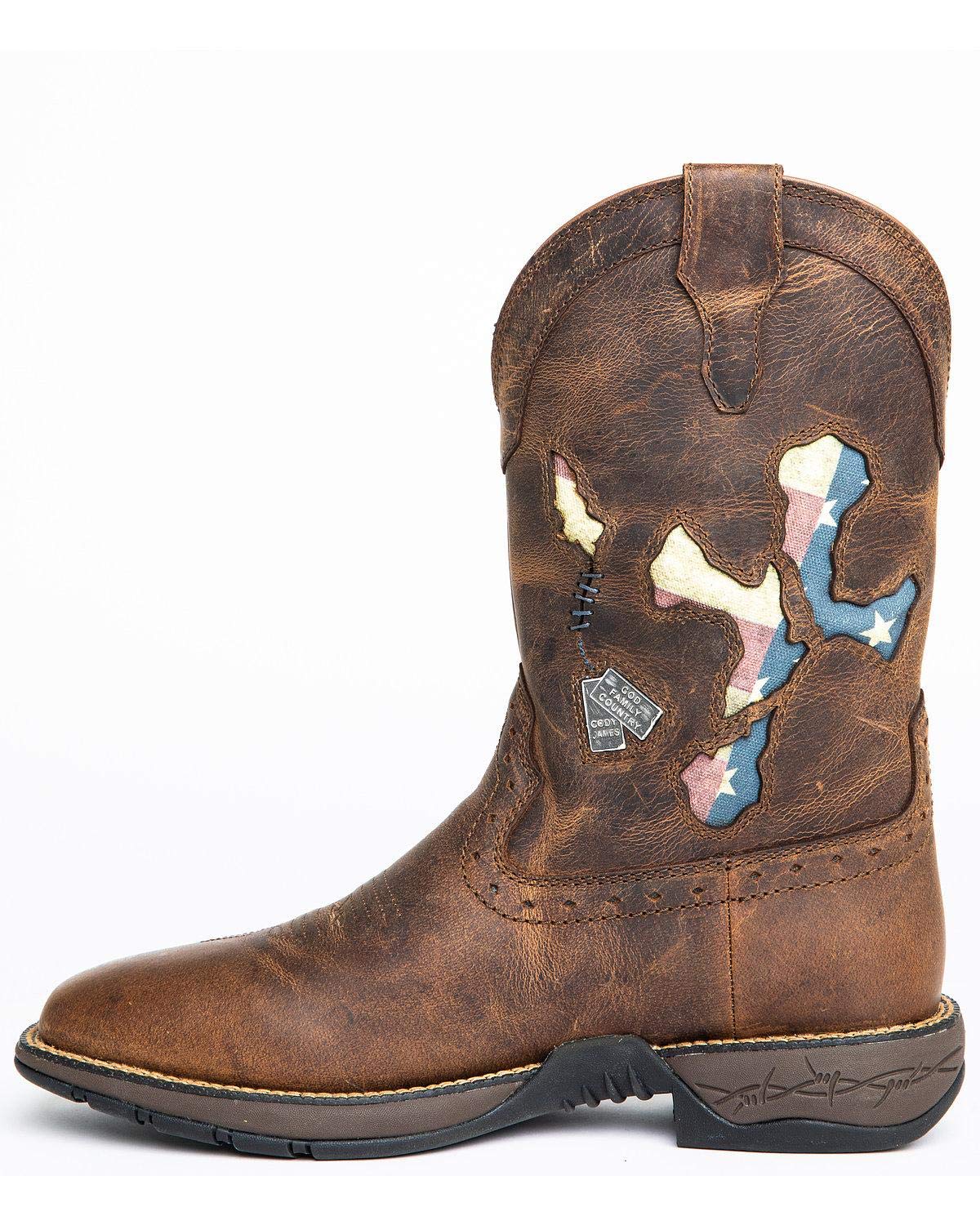Cody James Men's Western Boots - Genuine Leather Cowboy Boots for Men | Durable & Comfortable Riding Boots for Country, Rodeo & Outdoor Activities