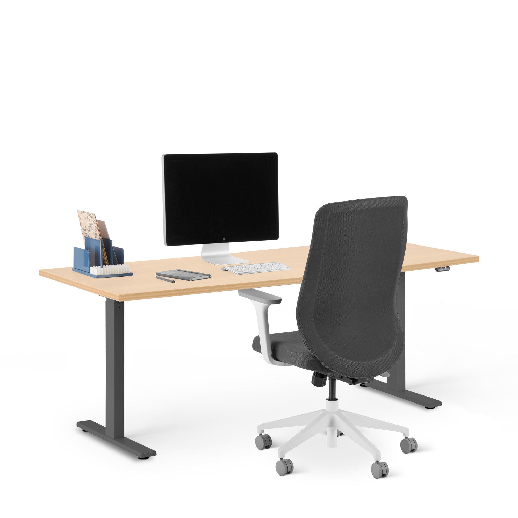 Adjustable Height Desk - Series L 2S Standing Desk for Home & Office - Ergonomic Sit Stand Workstation for Computer, Gaming & Study