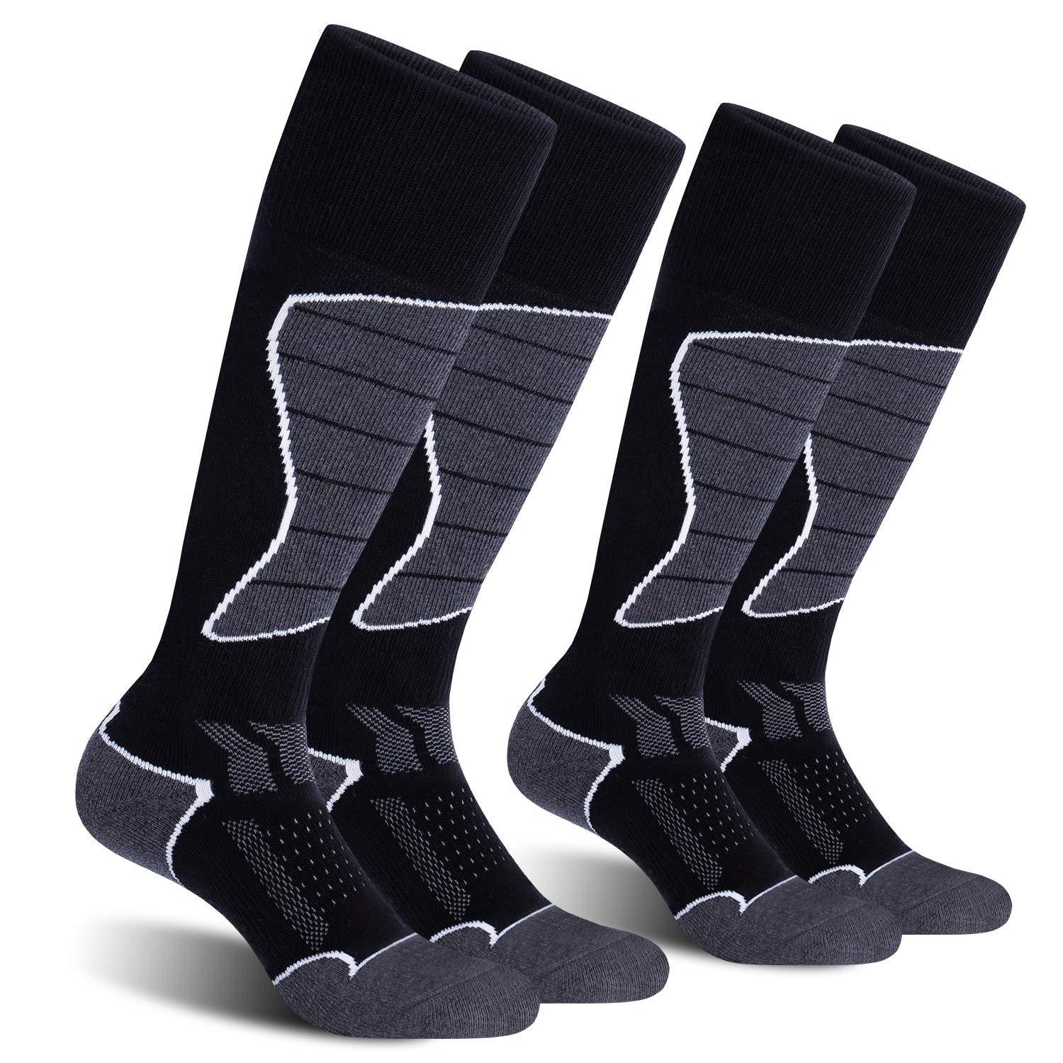CS CELERSPORT 2/3 Pack Men's Ski Socks - Thermal Performance Socks for Skiing, Snowboarding & Winter Sports - Warm & Comfortable for Cold Weather Activities