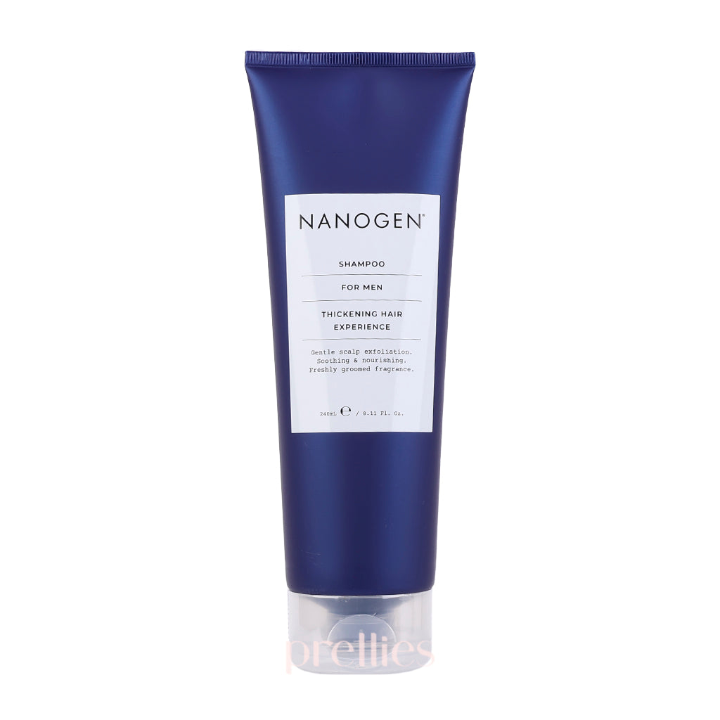 NANOGEN Thickening Hair Shampoo for Men - 240ml Volumizing Formula for Thicker, Fuller Hair - Ideal for Daily Use & Hair Growth