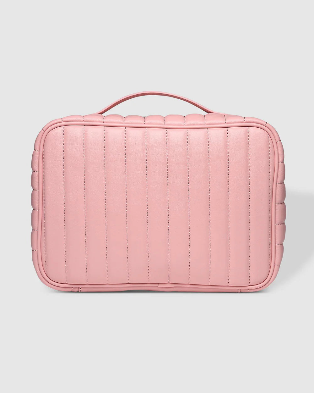 Louenhide Pale Pink Maggie Cosmetic Case - Travel Makeup Bag for Women, Perfect for Organizing Beauty Essentials On-the-Go
