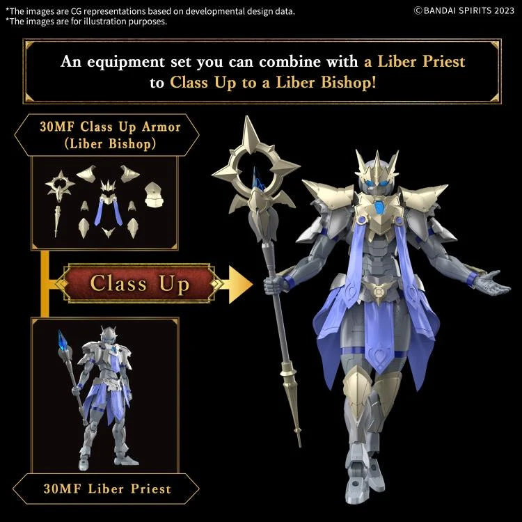 Bandai 1/144 Liber Bishop 30 Minutes Fantasy 30MF Model Kit - Perfect for Anime Fans & Collectors | Build & Display Your Mecha Collection