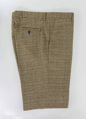 Cavani Ascari Tweed Slim Fit Men's Dress Pants - Formal Office Wear & Business Casual Trousers for Professional Style