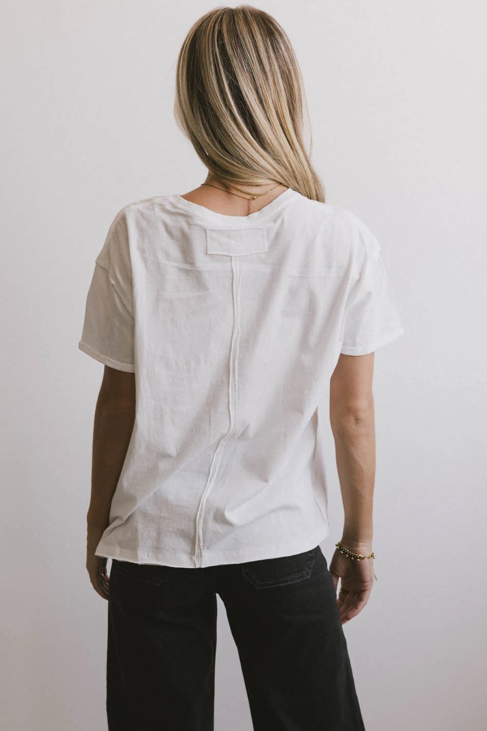 Gunner Basic Tee in Ivory - Soft Cotton Crewneck T-Shirt for Men | Casual Everyday Wear & Layering Essential | FINAL SALE