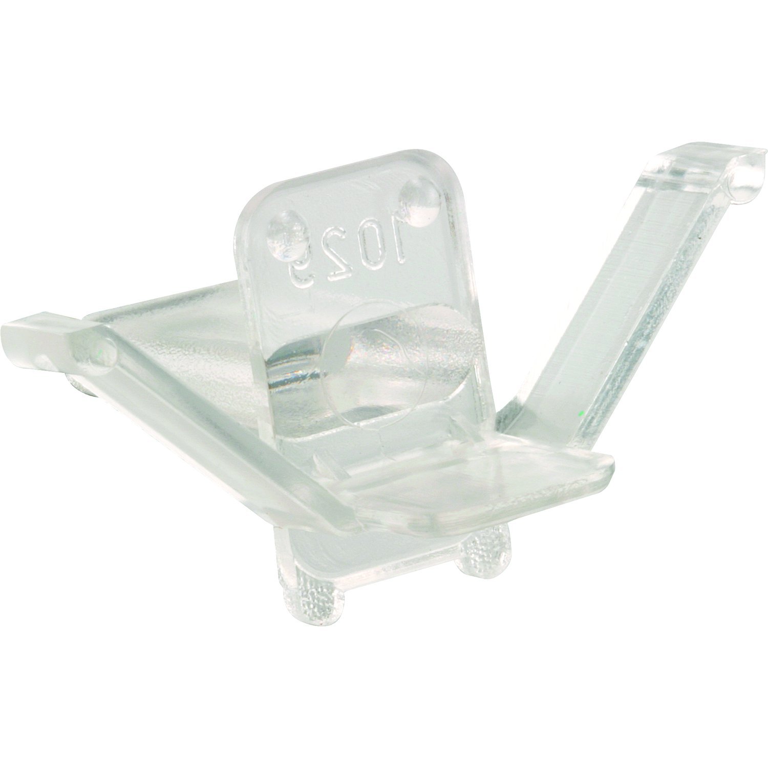 Prime-Line L 5626N Clear Plastic Window Screen Retainer Clips (2-Pack) - Secure & Stabilize Window Screens for Home, RV & Patio Use