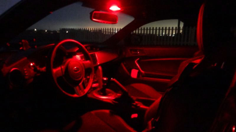 10 Pack Red LED Bulbs 168 175 194 2825 W5W T10 - Super Bright Car Interior Lights for Dome, Map, License Plate & Dashboard Lighting