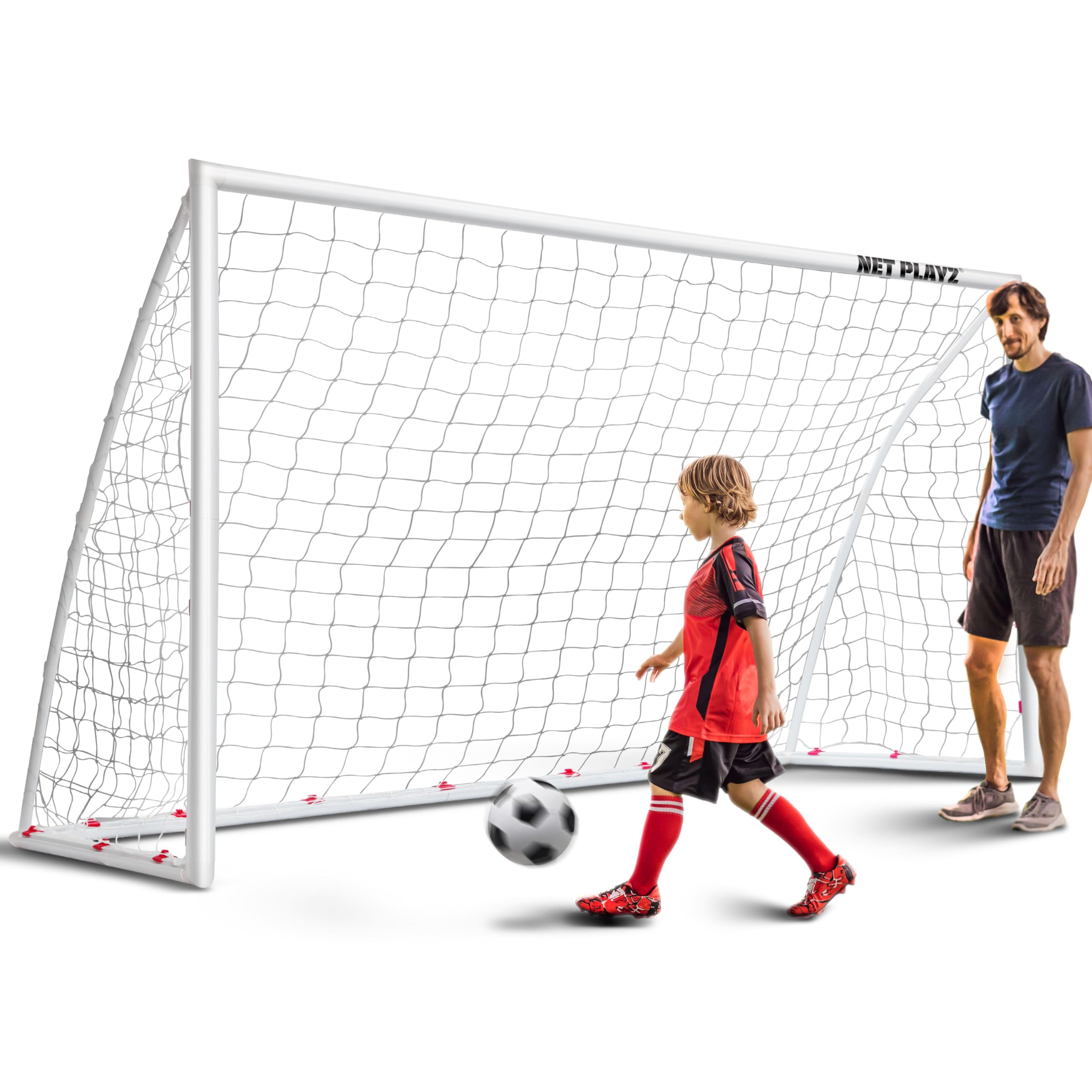 High-Strength Backyard Soccer Goals for Kids & Teens - Weatherproof Fast Setup Soccer Net - Perfect for Youth Training, Birthday Gifts & Outdoor Family Fun