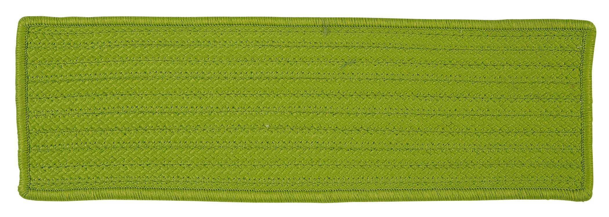 Simply Home Solid Stair Tread - Non-Slip Carpet Stair Treads, Bright Green, Set of 13 for Indoor Stairs - Perfect for Home, Apartment & Office Safety