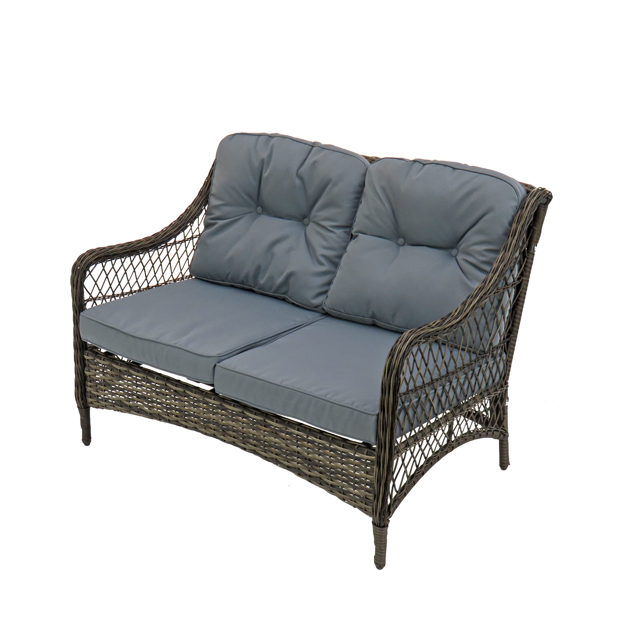 Premium Black Outdoor Furniture Set SV42-SS0363-4P - Patio, Garden & Backyard Dining - Weather-Resistant 4-Piece Seating for Relaxing & Entertaining