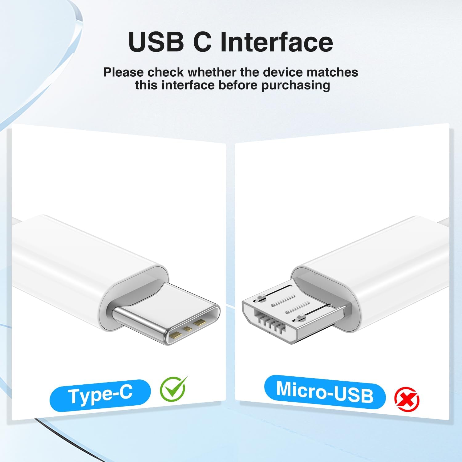 2-Pack USB C to USB Car Charger Cable for iPhone 15/16 Series - Fast Charging Cord Compatible with iPhone 16 Pro Max/16 Pro/16/15 Pro Max/15 Plus/15 - Perfect for Apple CarPlay & Road Trips