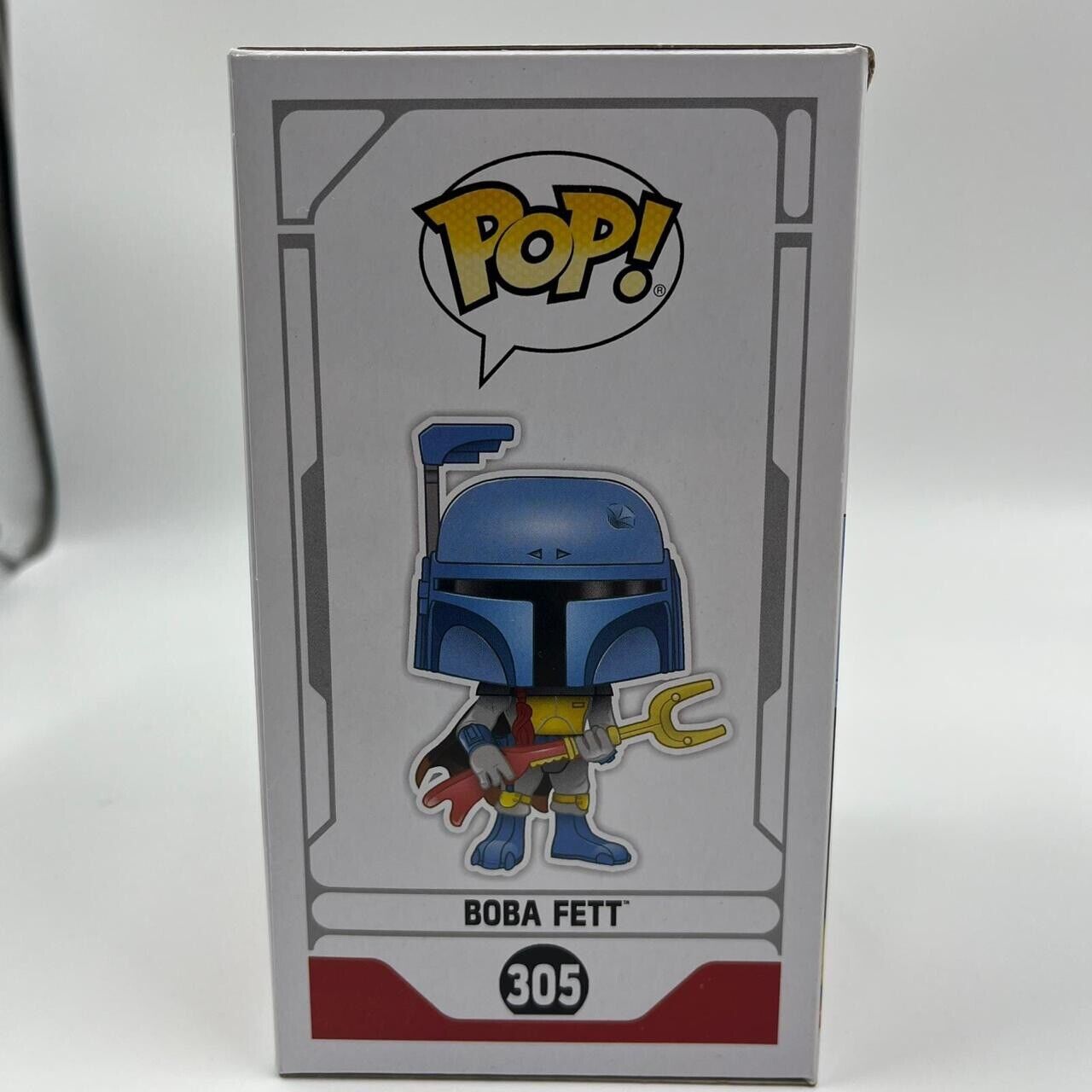 Boba Fett Star Wars #305 Funko Pop Vinyl Figure - Collectible Action Toy for Fans & Display - Perfect for Home Decor, Office Desk, or Gift for Star Wars Enthusiasts