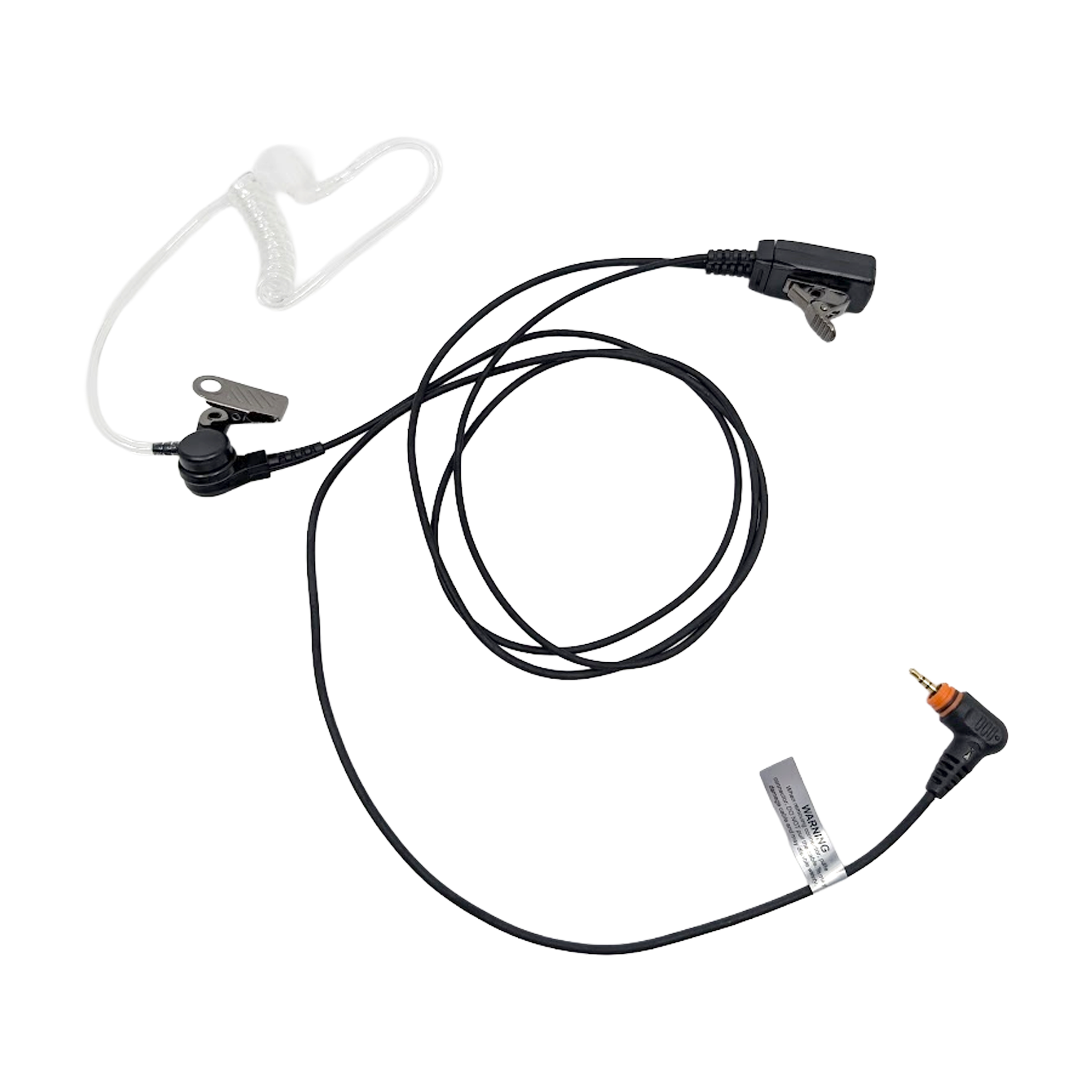 Atlantic Radio AT1W M14 ECO Acoustic Tube Earpiece - 1 Wire Headset for Motorola Two-Way Radios - Perfect for Security, Construction & Outdoor Communication