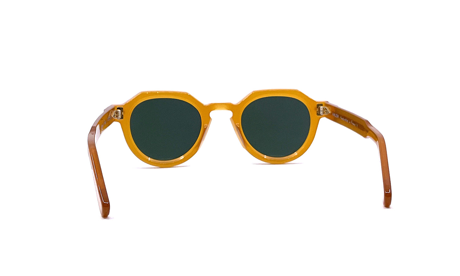 Ahlem Grenelle Sunglasses - Classic Peach Frame & UV Protection - Perfect for Summer, Beach, and Outdoor Activities