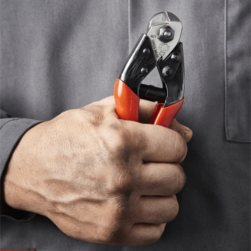 Felco C7 Professional Cable Cutter - Heavy Duty Wire Cutting Tool for Electricians & DIY Projects - Perfect for Electrical Work, Network Installations & Home Repairs