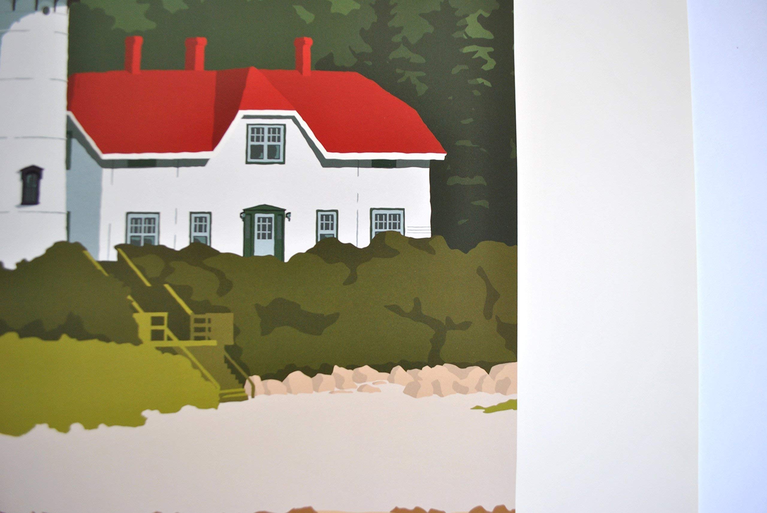 Chatham Light Cape Cod Print - 18x24 Inch Lighthouse Travel Poster Wall Art Decor for Home, Office & Coastal Themed Rooms | Perfect for Beach House, Nautical & Maritime Interior Design