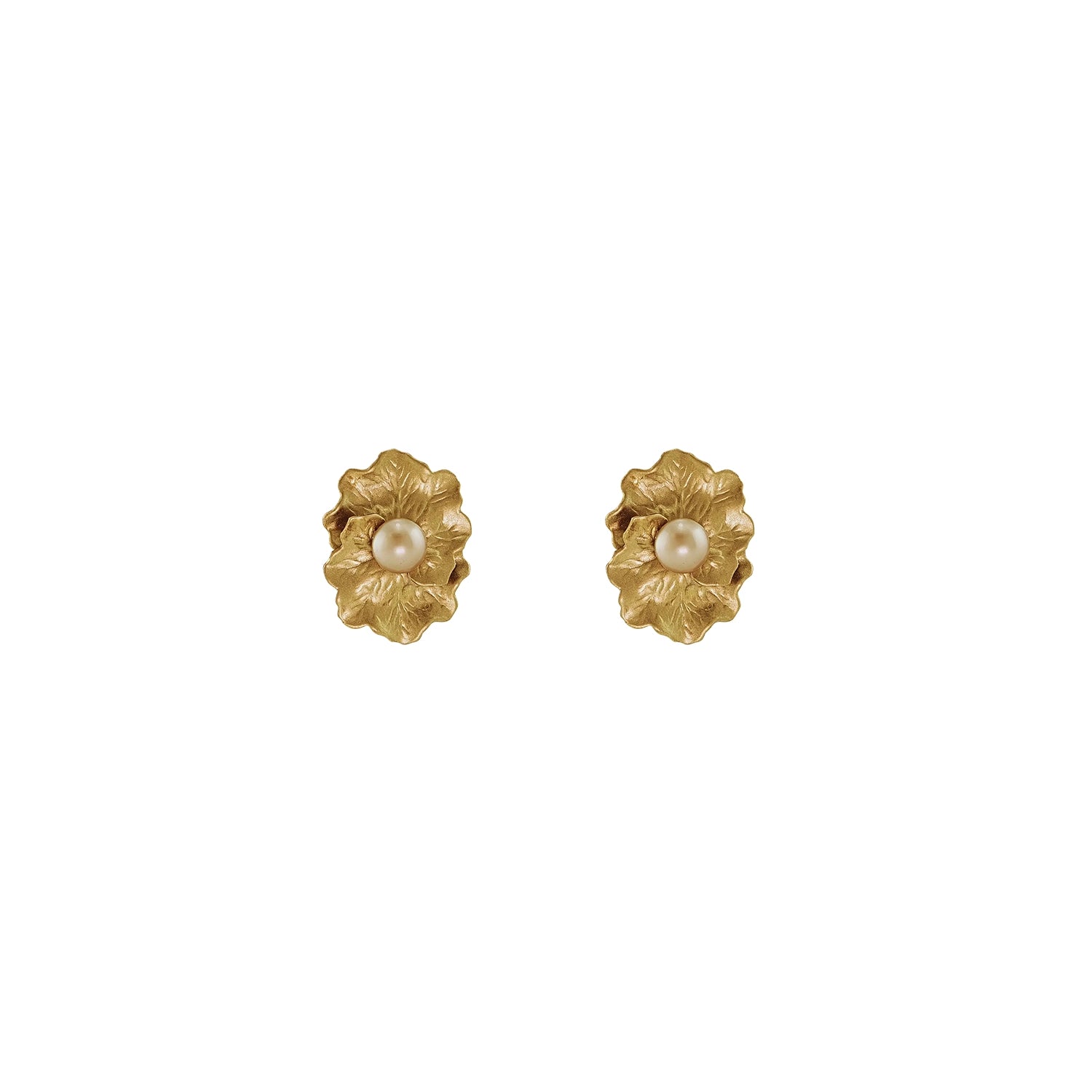 Golden Petale Earrings for Women - Elegant Floral Dangle Earrings for Party, Wedding & Everyday Wear | Hypoallergenic & Lightweight Fashion Jewelry