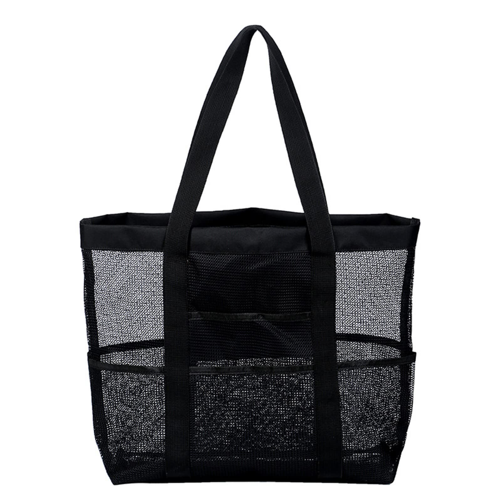 Waterproof Sandproof Beach Tote Bag for Women - Large Mesh Swim Pool Bag, Grocery Storage Net Bag - Perfect for Beach Trips, Pool Parties & Shopping