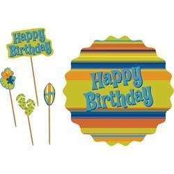 Birthday Pool Party Decorations Set - Fun Cake Toppers & Party Supplies for Summer Pool Parties | Perfect for Backyard Celebrations, Kids Birthday Decorations & Themed Events