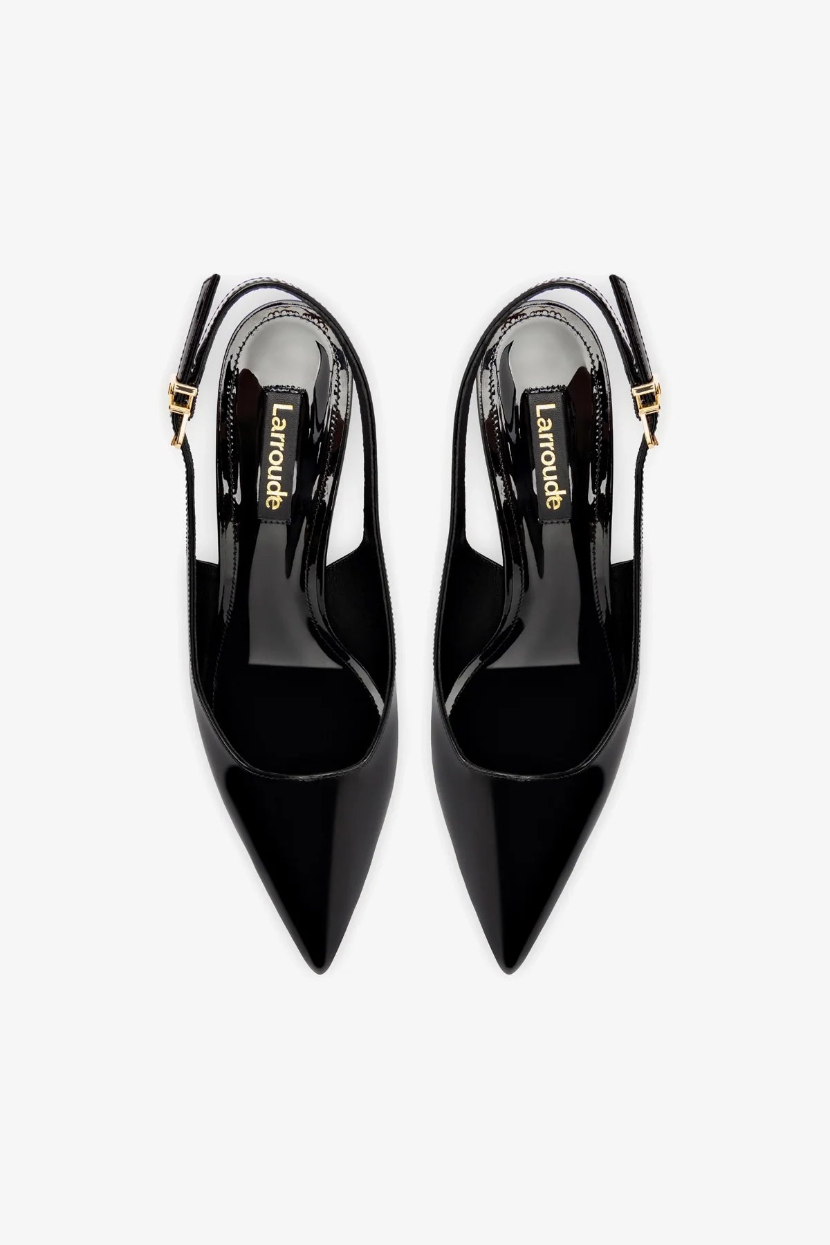 Black Patent Leather Loulou Pump - Elegant Women's Dress Shoes for Work, Party & Special Occasions