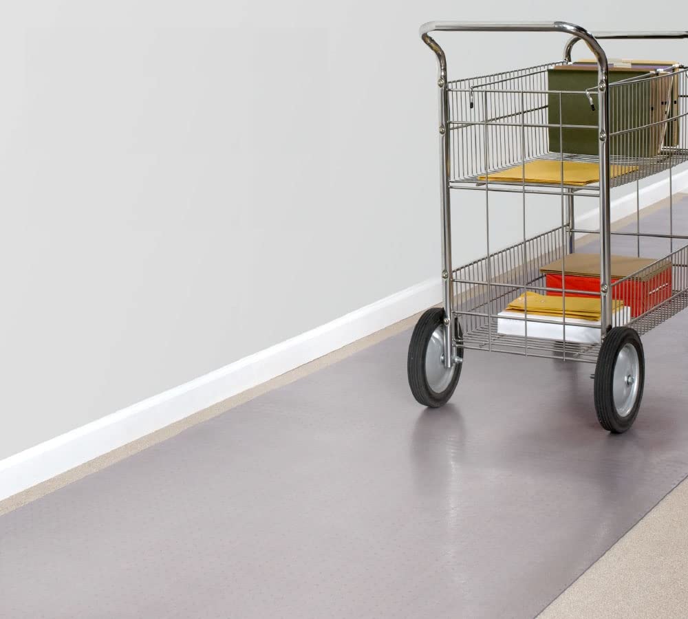 Clear Vinyl Runner Mats for Carpeted Floors - 12 Feet x 36 Inches Wide - Durable Floor Protection for High Traffic Areas, Hallways & Entryways