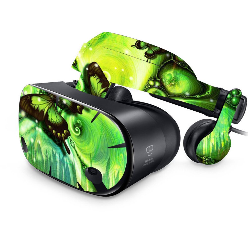 MightySkins Protective Vinyl Decal Wrap Cover for Samsung Odyssey VR - Mystical Butterfly Design | Durable, Customizable & Easy to Apply | Made in USA | Perfect for Gaming, VR Enthusiasts & Personalization