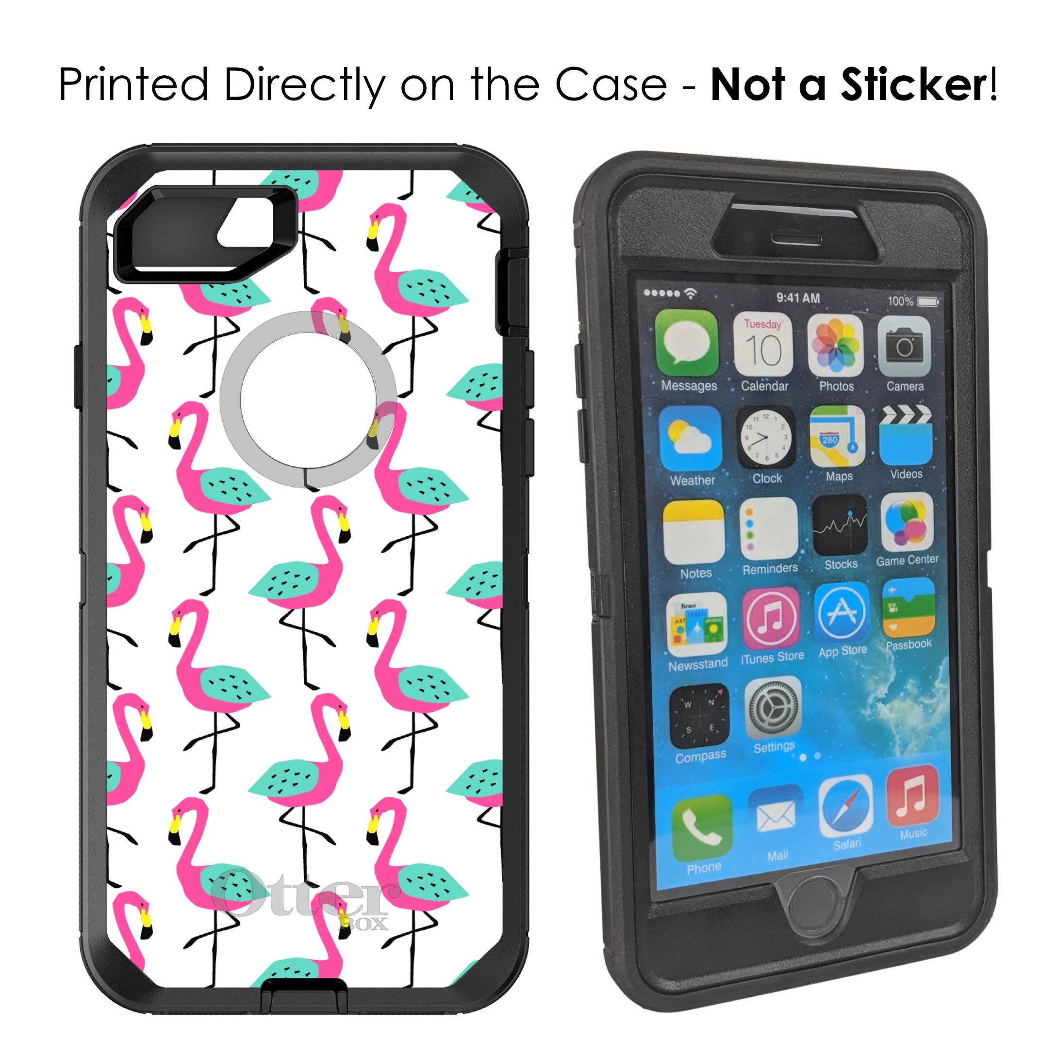 Premium Flamingo Pink Custom Case for iPhone 7 Plus/8 Plus (5.5