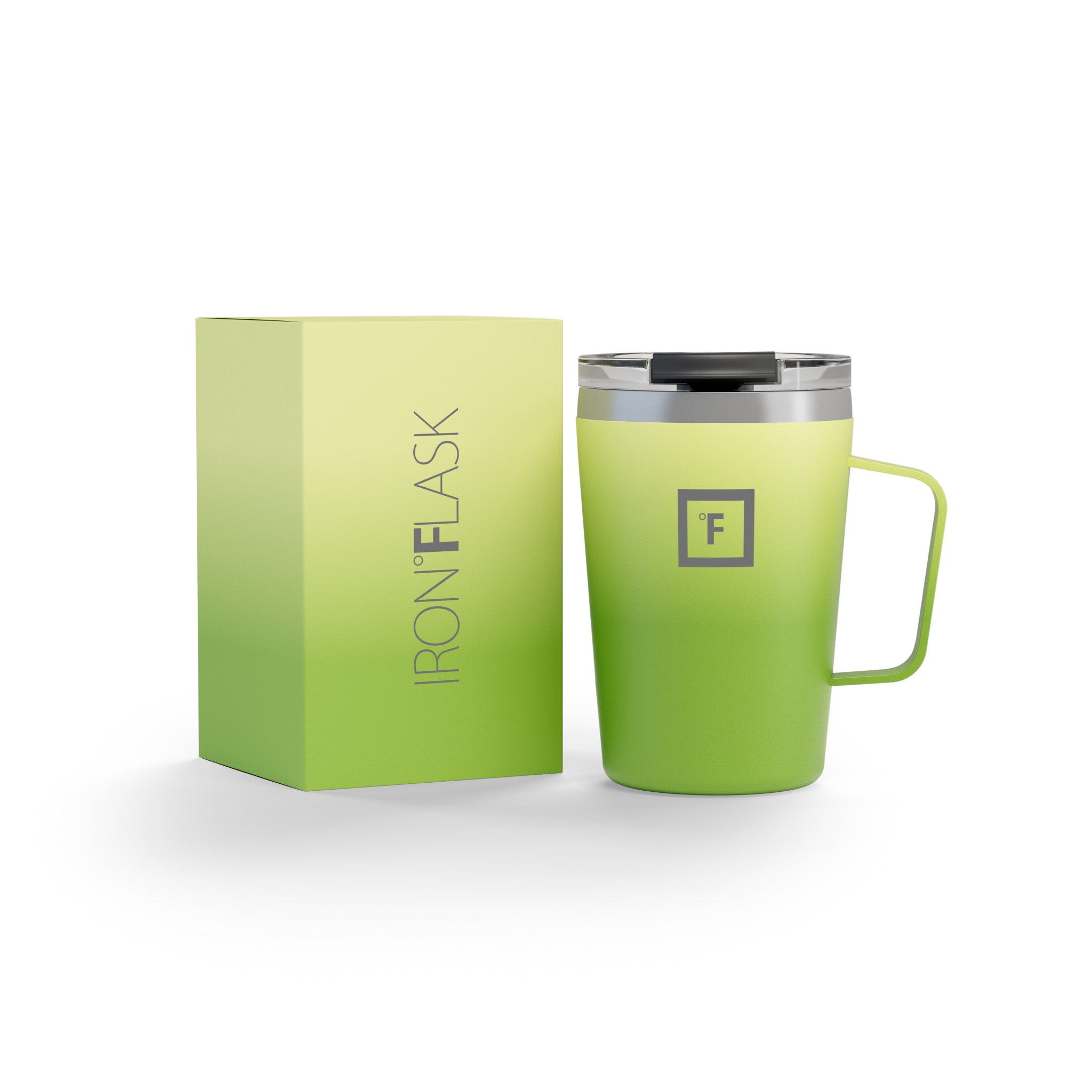 12 Oz Non-Slip Grip Coffee Mug - Insulated Travel Mug for Hot & Cold Drinks - Perfect for Office, Commute, Camping & Outdoor Activities
