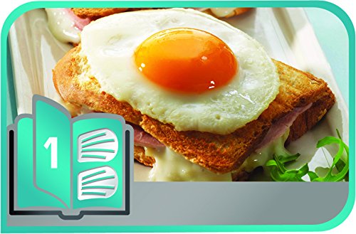 Tefal XA800112 Non-Stick Toasted Sandwich Maker Plates Set - Perfect for Breakfast, Snacks & Quick Meals - Compatible with Most Sandwich Presses