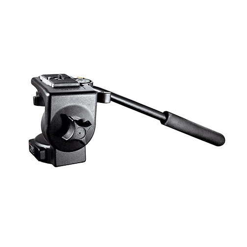 Manfrotto 128RC Professional Micro Video Fluid Head Tripod Mount - Smooth Pan & Tilt for DSLR Cameras, Perfect for Vlogging, Travel & Outdoor Shooting