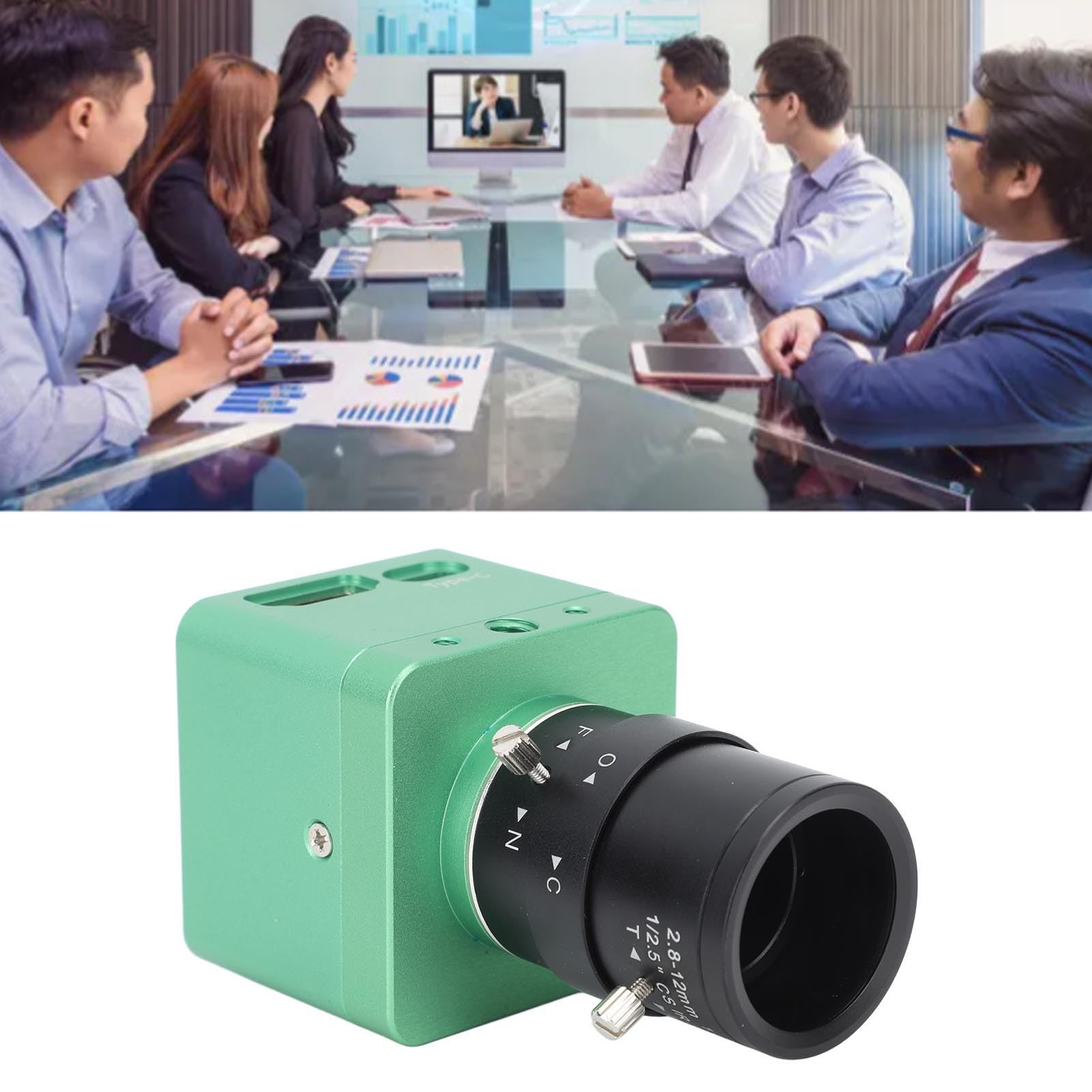 4K USB Webcam with 41MP HD Resolution, Manual Zoom Lens, 2160P 30fps, USB 2.0 Plug & Play - Perfect for Video Conferencing, Live Streaming, and Online Classes