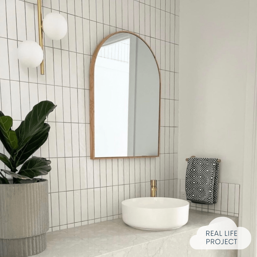 Premium Newport Gloss Mini Subway White Tile - 3x6 Inch Ceramic Wall Tile for Kitchen Backsplash, Bathroom & Shower - Easy to Clean, Waterproof & Durable Home Decor
