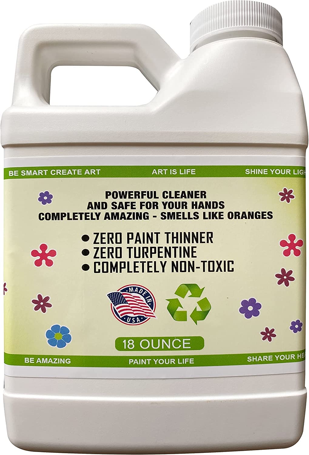 Green Piece® Non-Toxic Paint Brush Cleaner Kit - Safe & Effective Brush Cleaning Solution for Artists & DIY Projects (Includes Cleaning Mat) | Perfect for Acrylic, Oil & Watercolor Paint Cleanup