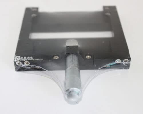 Precision One-Way Adjustable Optical Slit Micrometer - 20mm Single Slit for Laser Experiments, Spectroscopy & Light Control