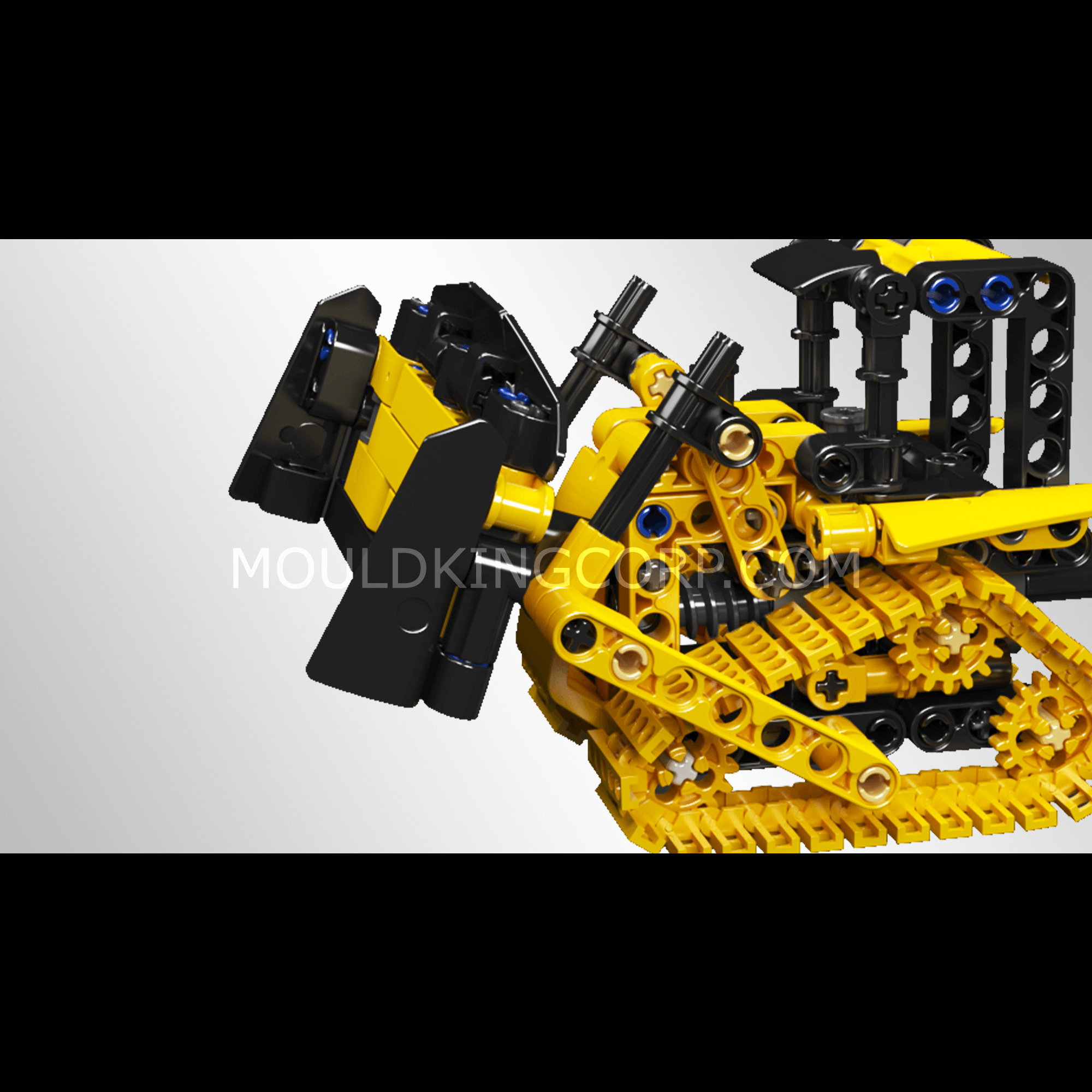 Mould King 24020 Crawler Bulldozer Building Toy Set - 244 PCS Construction Engineering Blocks for Kids & Adults | STEM Educational Toys for Creative Play, Birthday Gifts, and DIY Model Building Projects