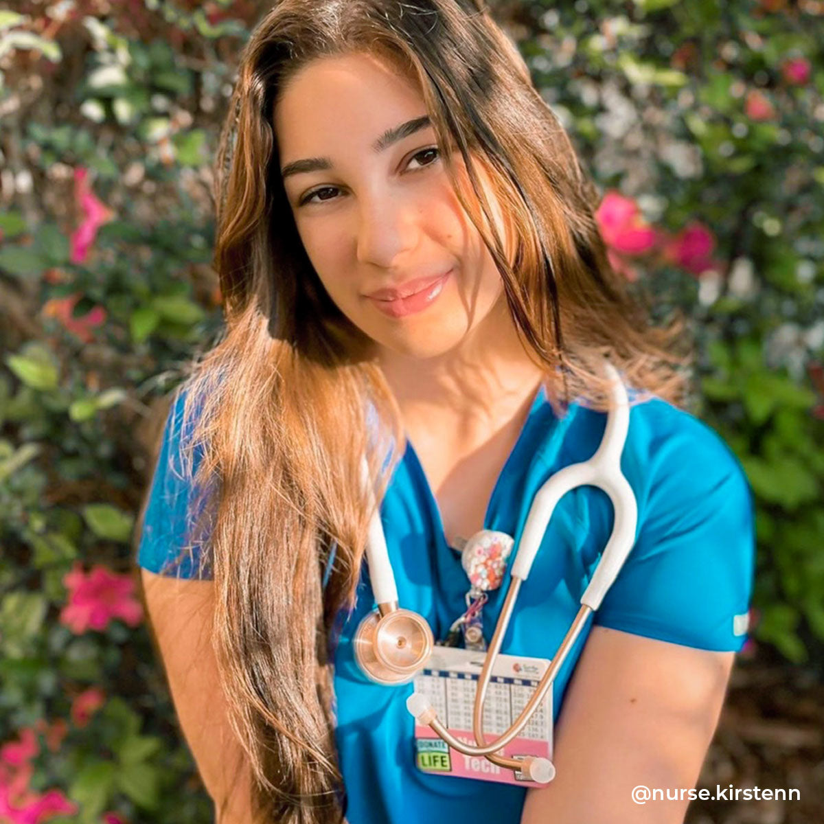 ProCardial® Titanium Cardiology Stethoscope - Premium White & Rose Gold Medical Stethoscope for Doctors, Nurses & Healthcare Professionals | Ideal for Cardiac Exams, Patient Monitoring & Clinical Use