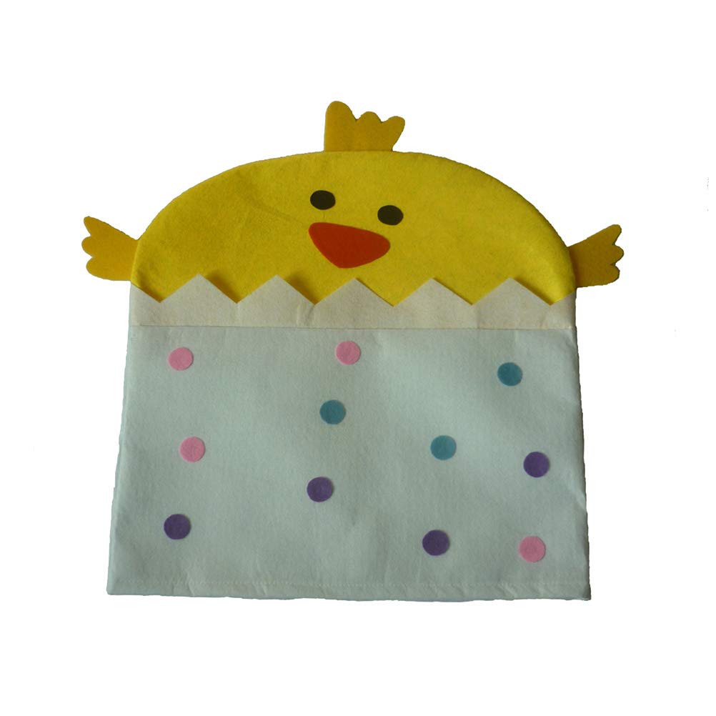 Yellow Chick Chair Covers - Easter Theme Seat Protectors for Home & Party Decor