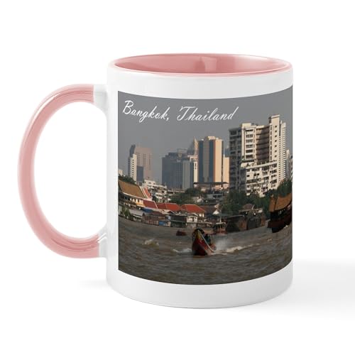 White/Pink Inside - Bangkok Thailand Coffee Mug