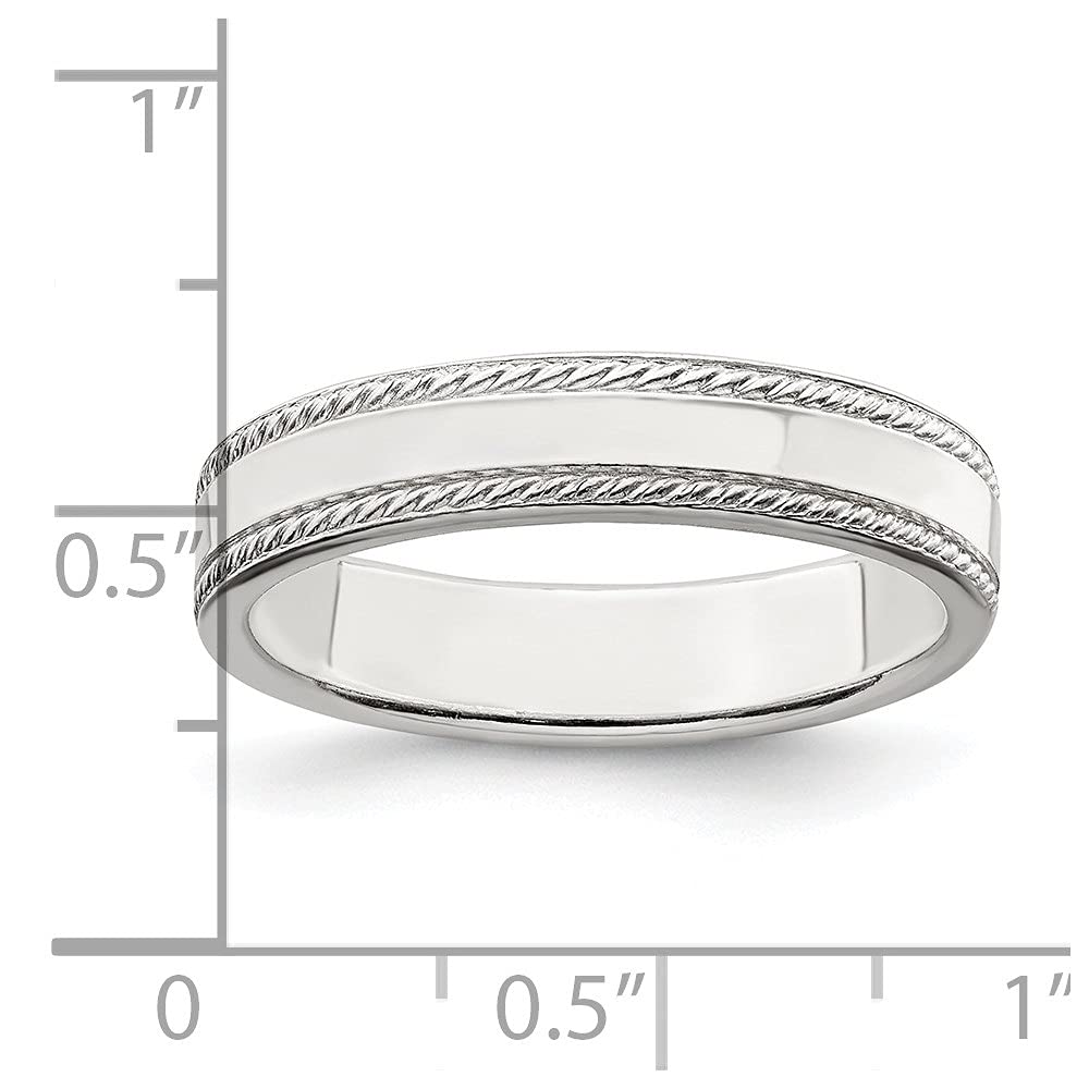 925 Sterling Silver Wedding Band Ring for Women & Men - Diamond2Deal | Elegant & Durable Comfort Fit Ring for Engagement, Anniversary & Everyday Wear