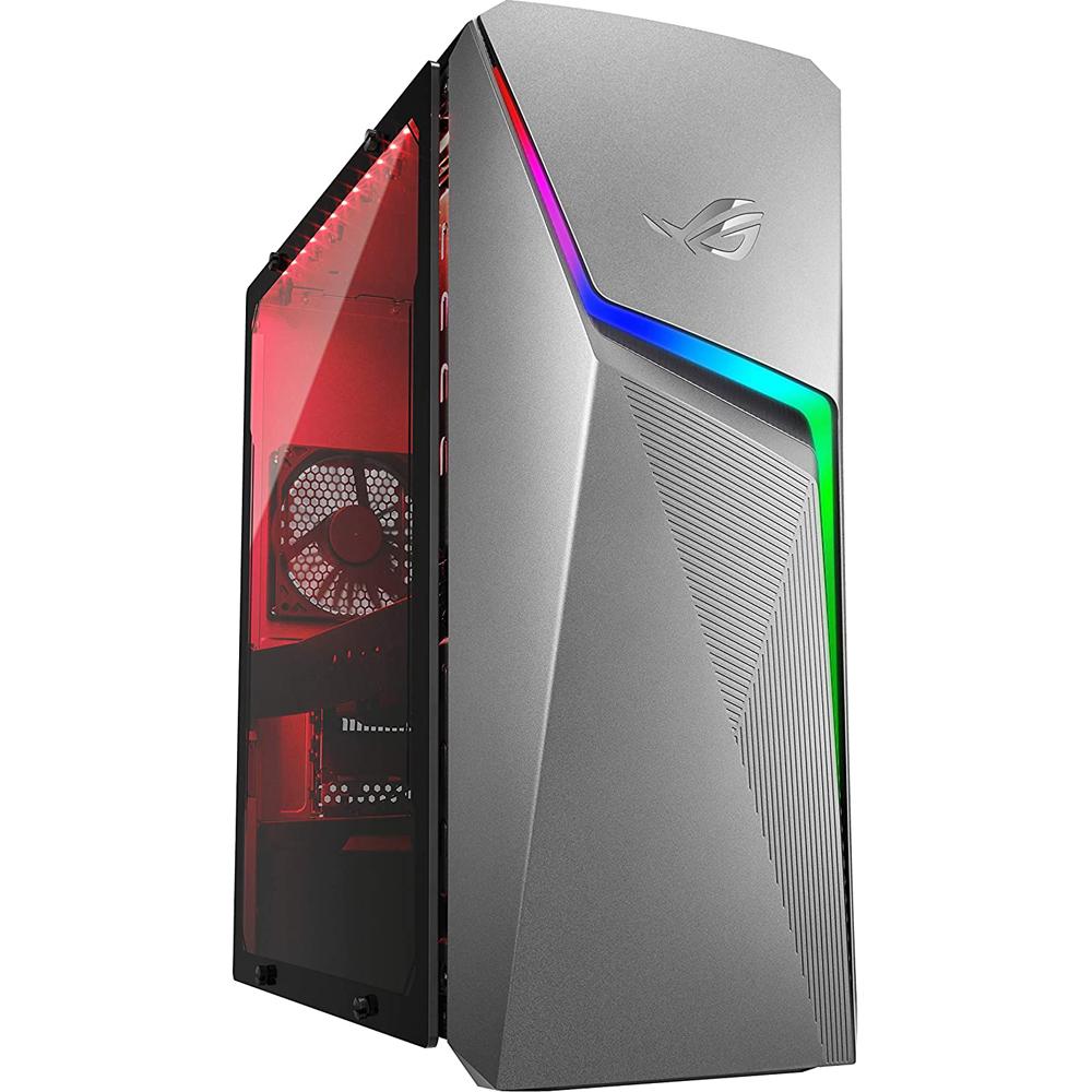 ASUS ROG GL10DH Gaming Desktop PC - AMD Ryzen 5 3400G Processor, 8GB RAM, 512GB SSD, Windows 10 | Powerful Gaming Computer for Esports, Streaming & Content Creation | Perfect for Home Office & Gaming Setup