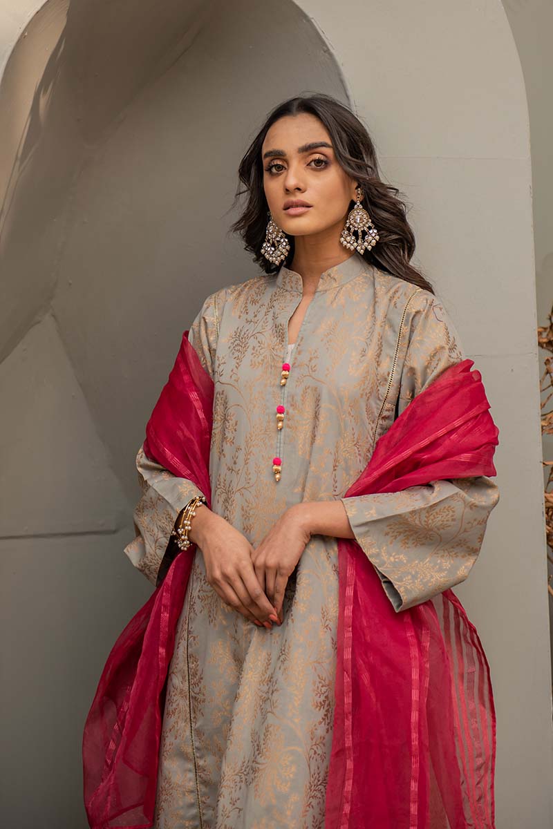GUL AFSHAN 3-Piece Set - Elegant Floral Design for Women's Fashion, Party Wear, and Special Occasions