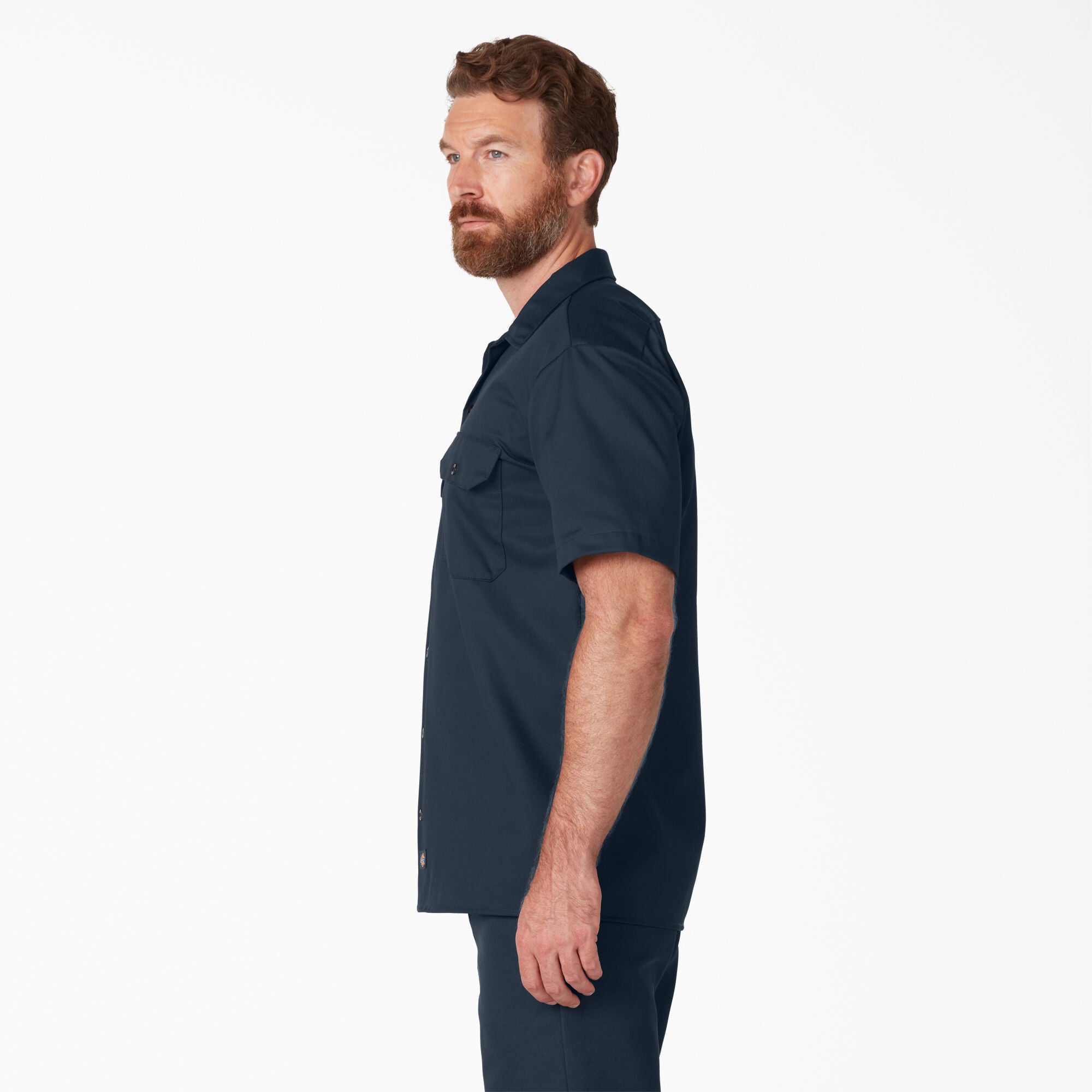 Dickies Men's Short Sleeve Work Shirt 1574 - Durable Cotton Workwear for Construction, Mechanics & Outdoor Labor | Comfortable & Breathable for Hot Weather Jobs