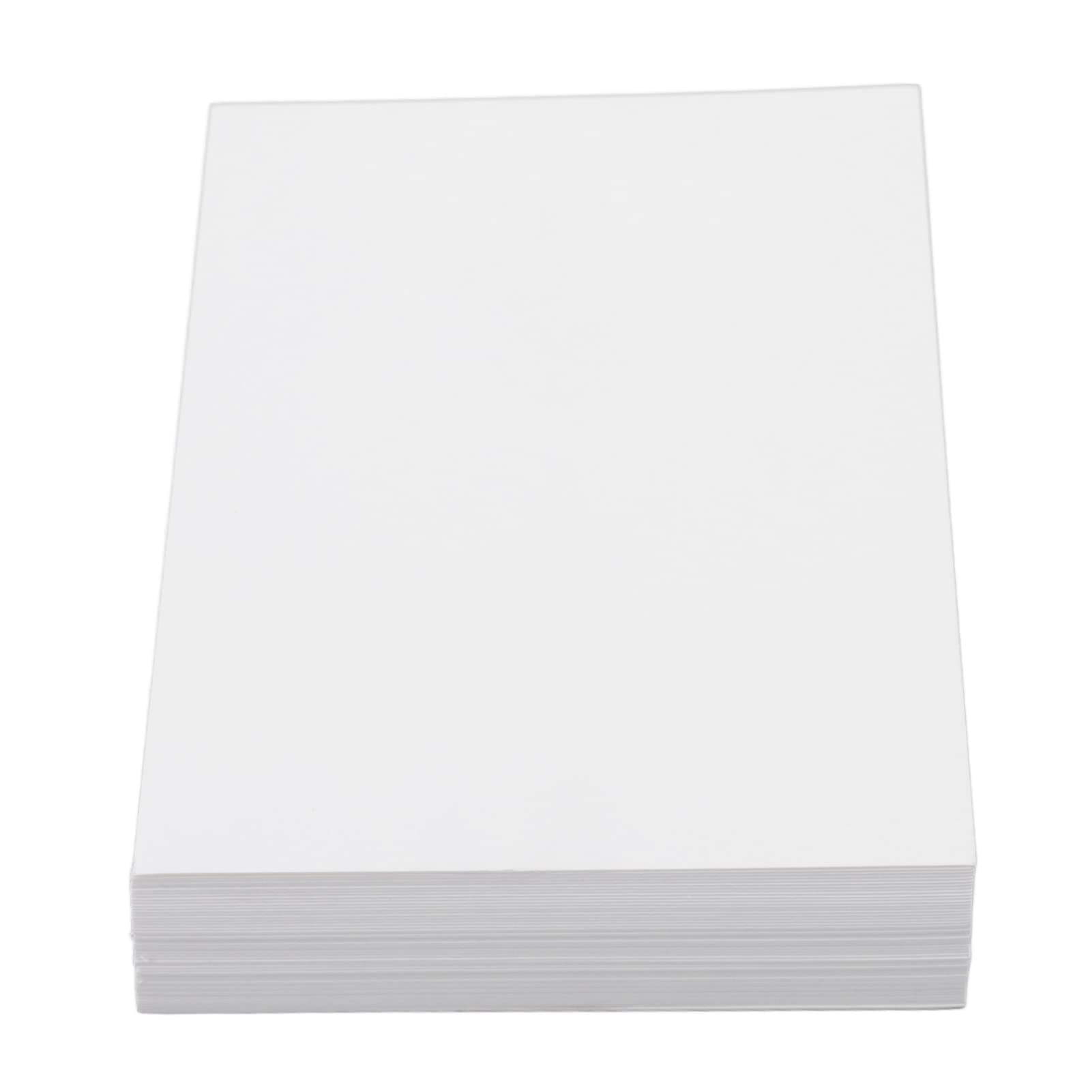 Hztyyier 50Pcs White Thick Cardstock Paper 250gsm/350gsm - Premium Printer Paper for DIY Crafts, Scrapbooking & School Projects | Perfect for Card Making, Invitations & Art Projects