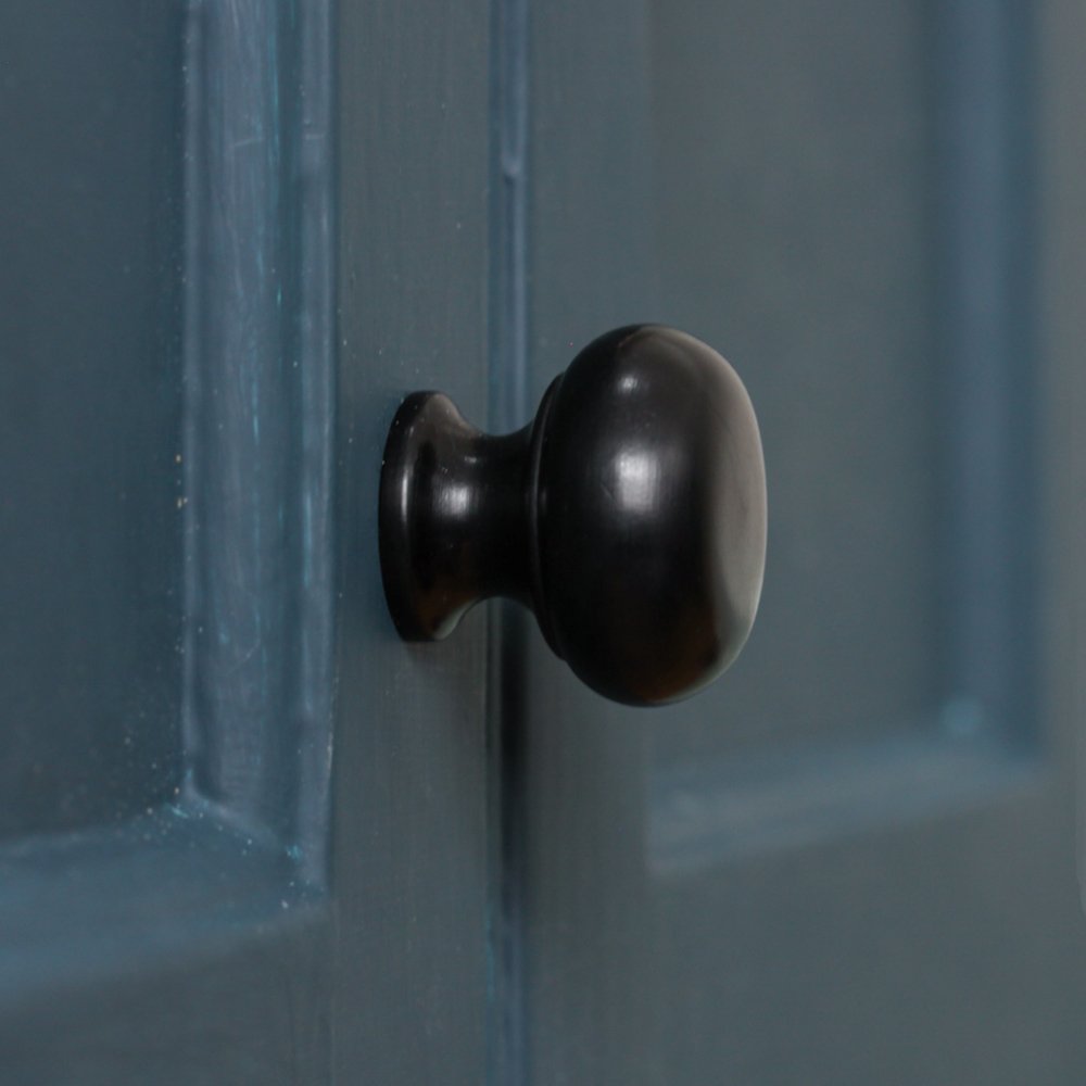 Solid Ebony Wood Cabinet Knobs - Handcrafted Durable Drawer Pulls for Kitchen, Bathroom & Furniture - Perfect for Home Decor & DIY Upgrades